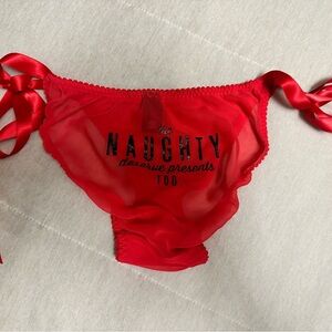 Victoria’s Secret Christmas “naughty” panties